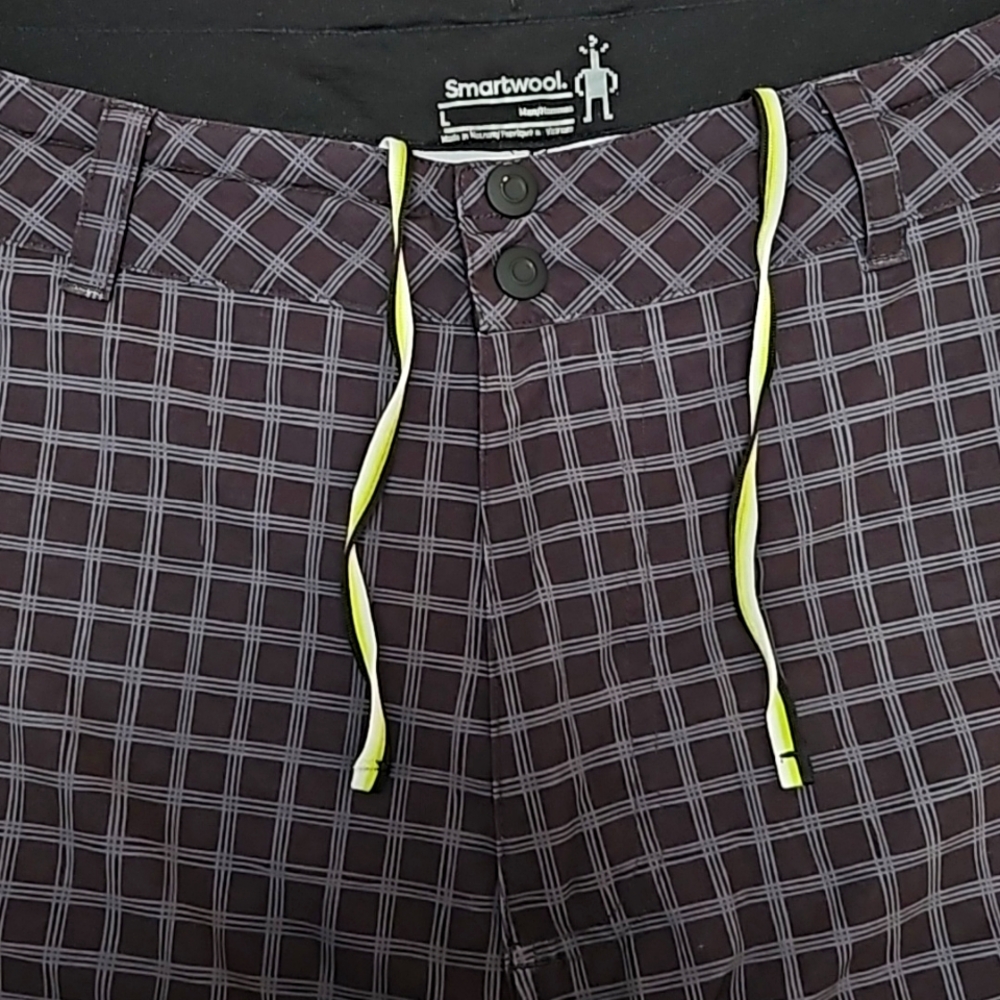 Smartwool Merino Sport 10” Shorts Stretch Mens Size Large Black  NWOT